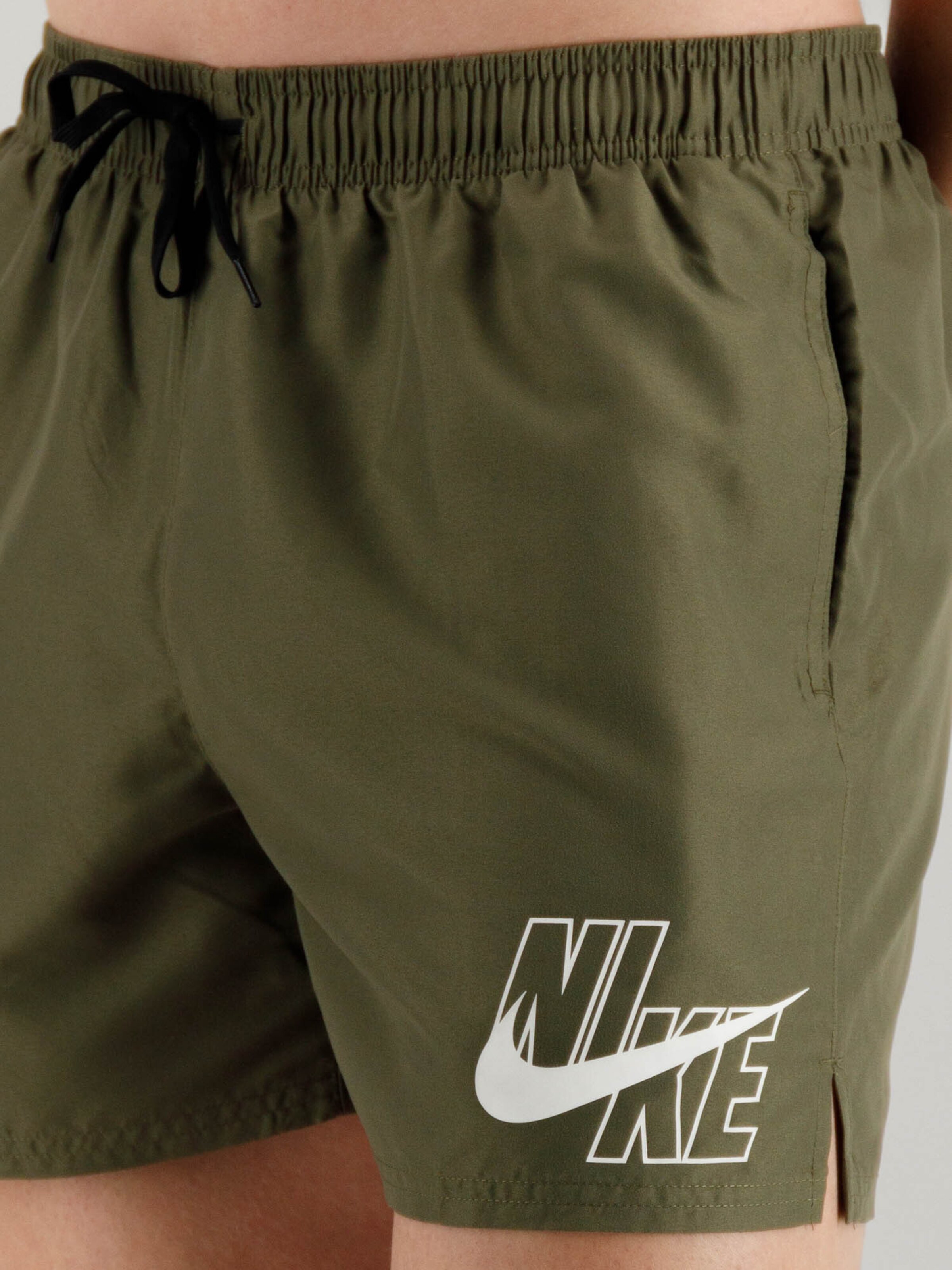green nike swim trunks
