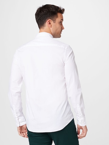 Calvin Klein Slim fit Overhemd in Wit