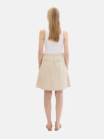 Jupe TOM TAILOR en beige