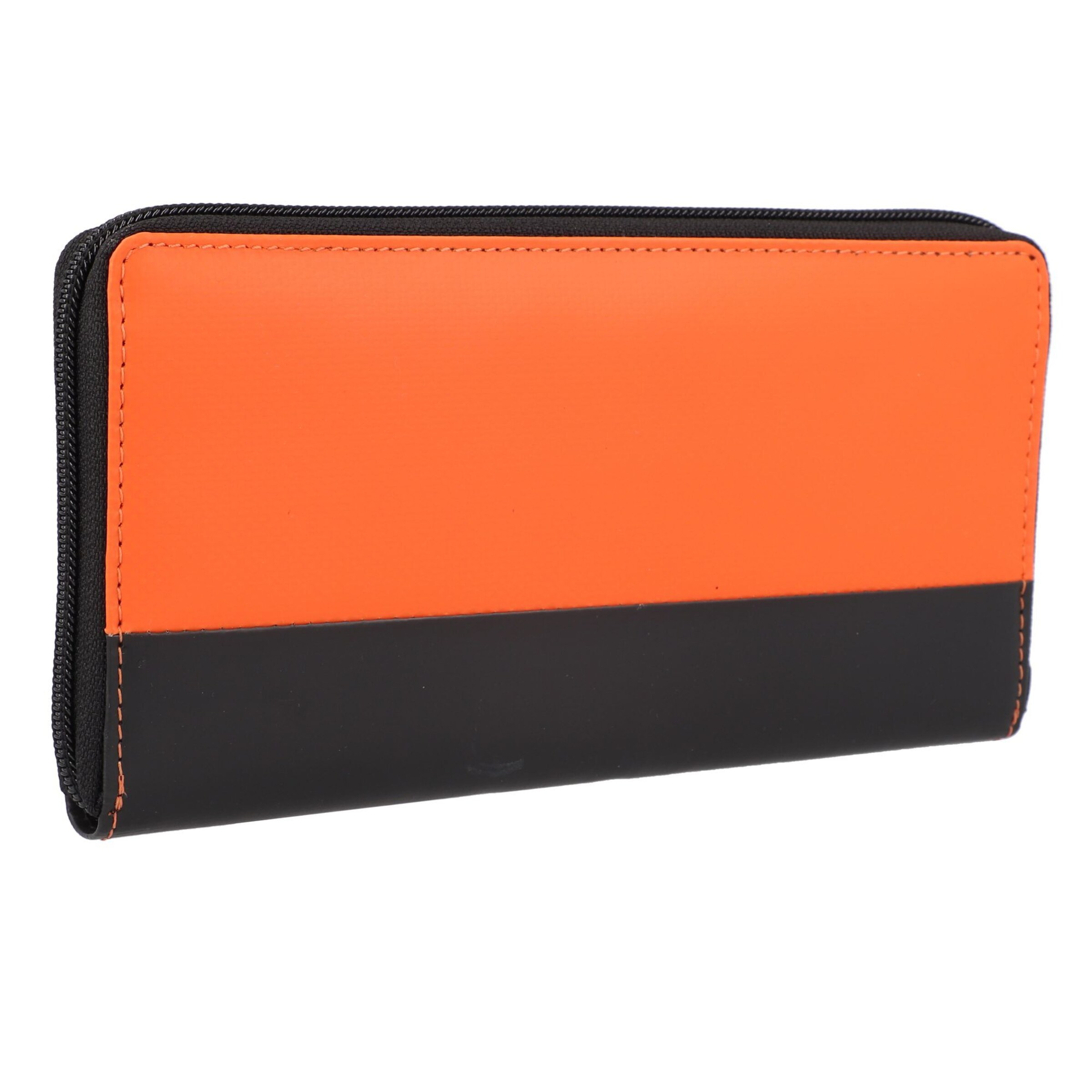 GREENBURRY Wallet 'Upcycled Tarpaulin ' in Orange