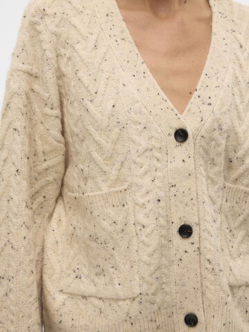 VERO MODA Gebreid vest 'COLETTE' in Beige