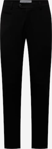 Les Deux Liibuv Chino-püksid 'Como', värv must: eest vaates