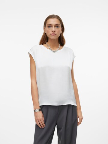 VERO MODA Bluse 'REBA' in Weiß: Vorderseite