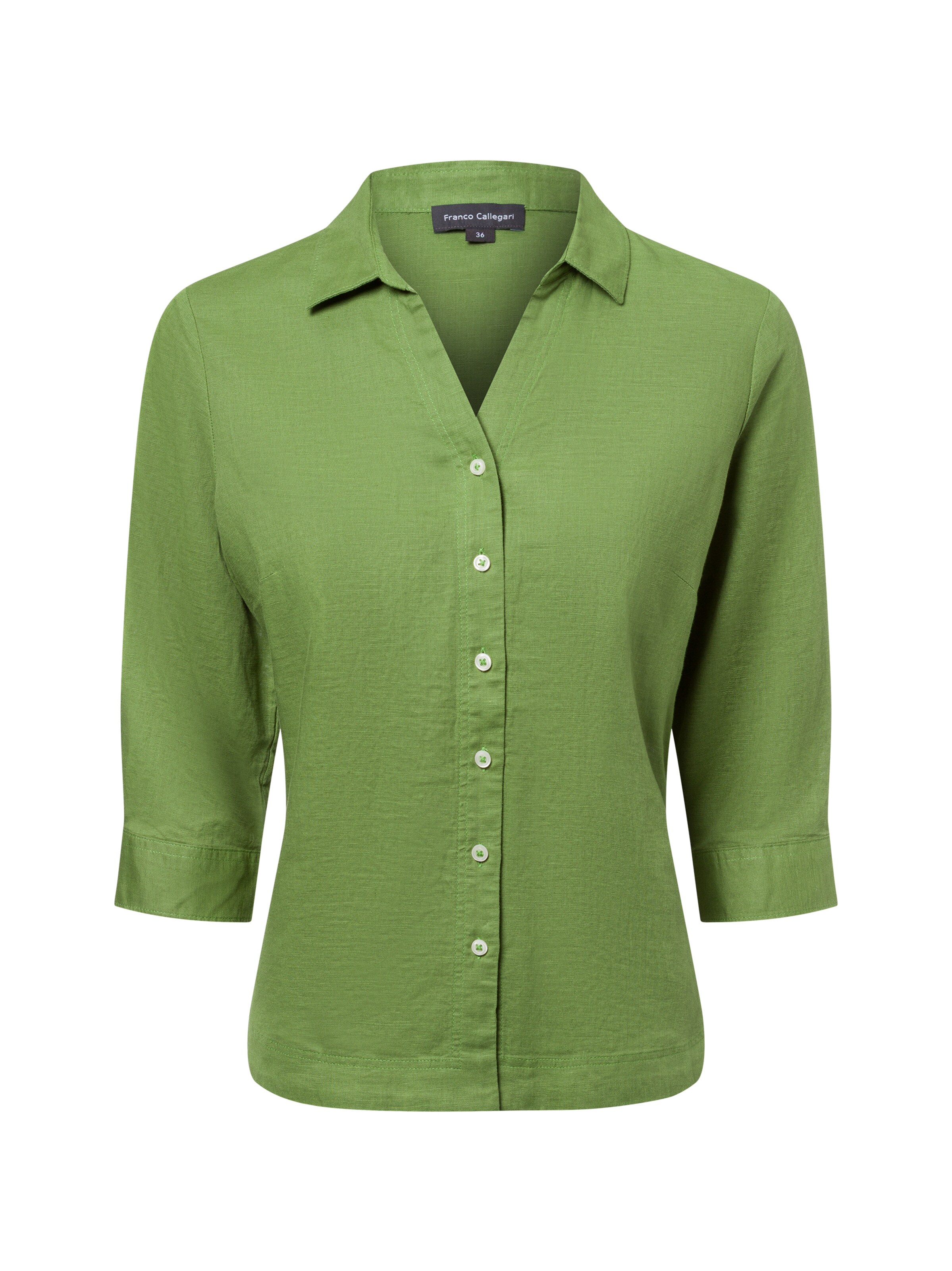 Franco Callegari Bluse in Grün: Vorderseite