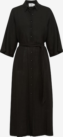 Robe-chemise 'GRETANA' Calli en noir : devant