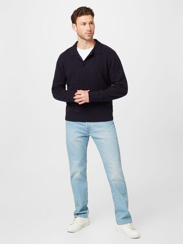 Wax London Sweater 'JACOBS' in Blue