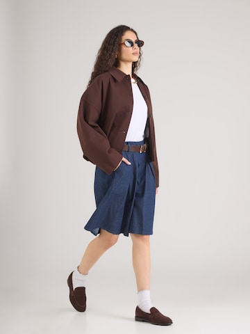 ZABAIONE Wide leg Pleat-Front Pants 'Ta44ija' in Blue