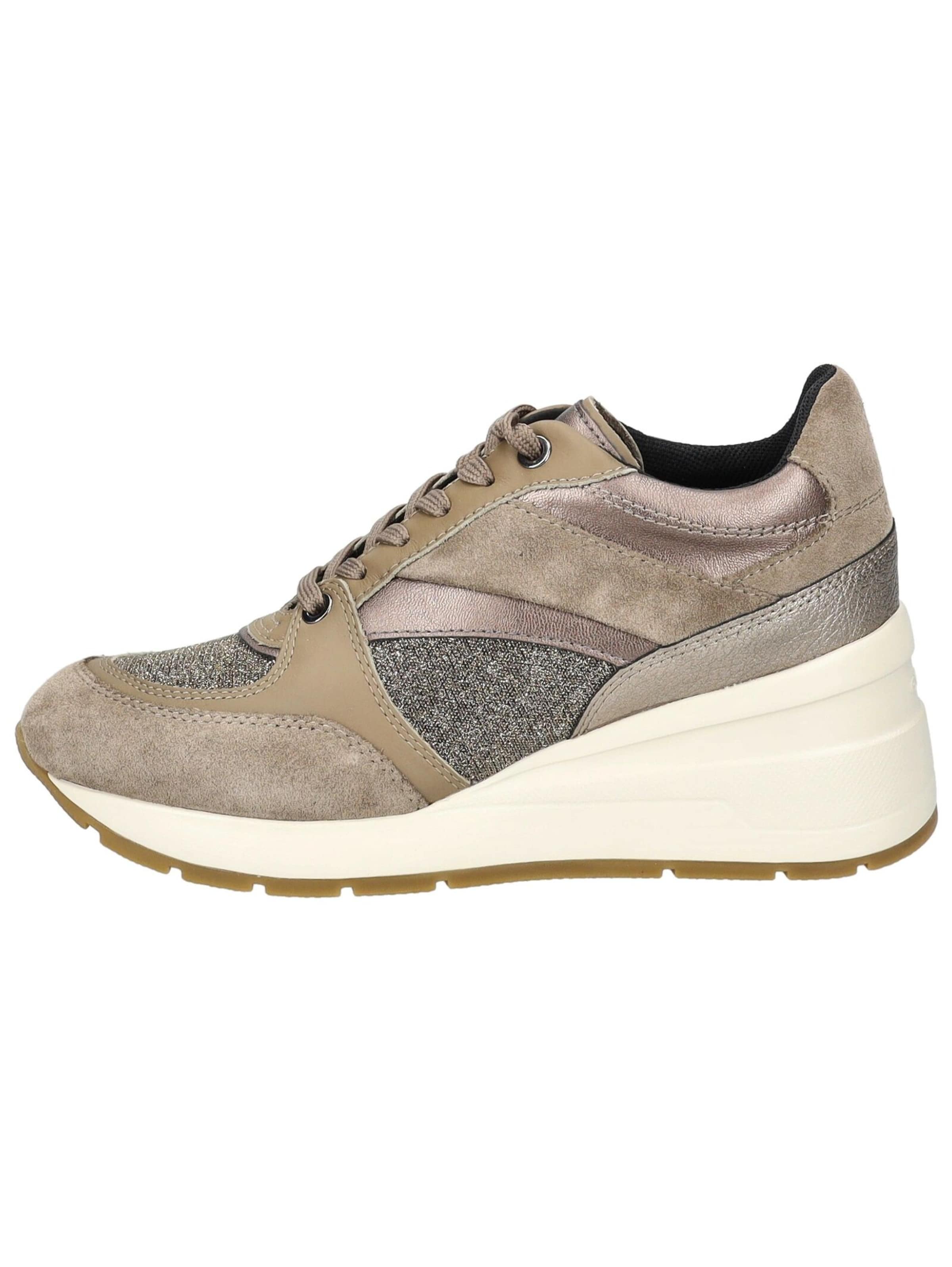 Chaussure de sport à lacets GEOX en marron