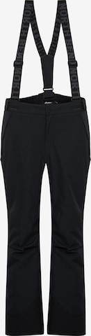 North Bend Regular Outdoor Pants 'Hilfried' in Black: front