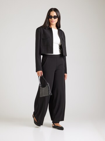 JDY Wide leg Pants 'JDYTanja' in Black