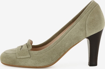 Escarpins 'MARIA' EVITA en vert : devant