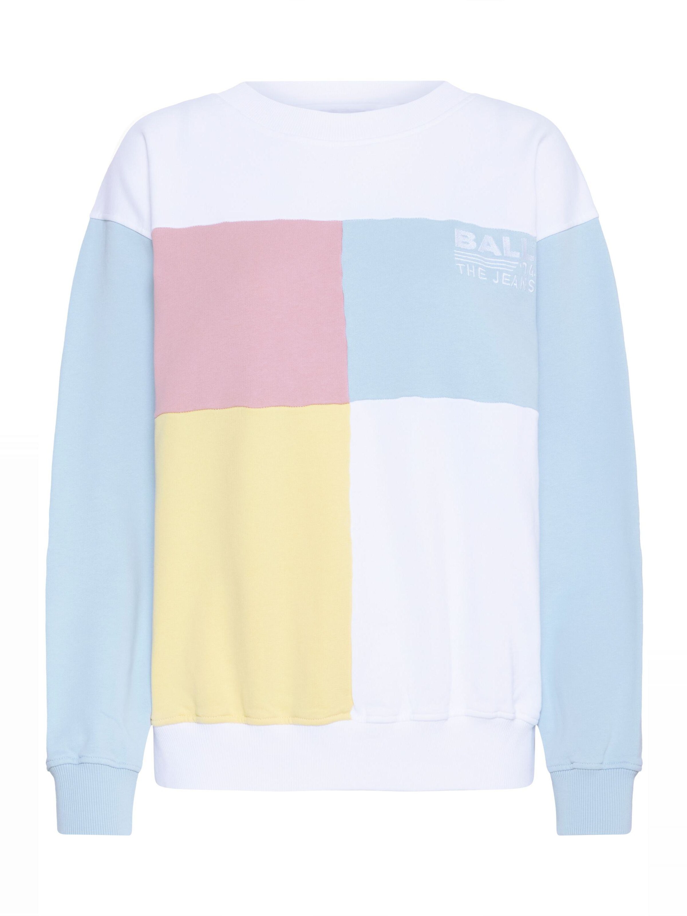 Ball Sweatshirt ' AURORA ' in Blauw: voorkant