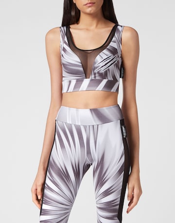 Plein Sport Sporttop 'Scratch' in Weiß