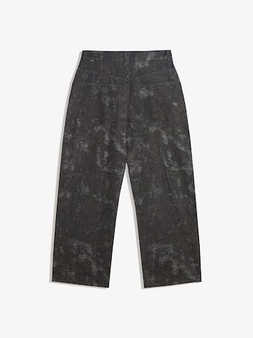 Bershka Baggy Nadrág - fekete