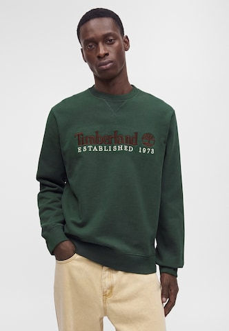 TIMBERLAND Mikina 'ESTABLISHED 1973' – zelená