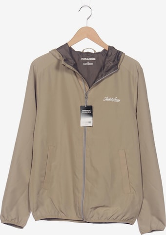 JACK & JONES Jacke M in Beige: Vorderseite