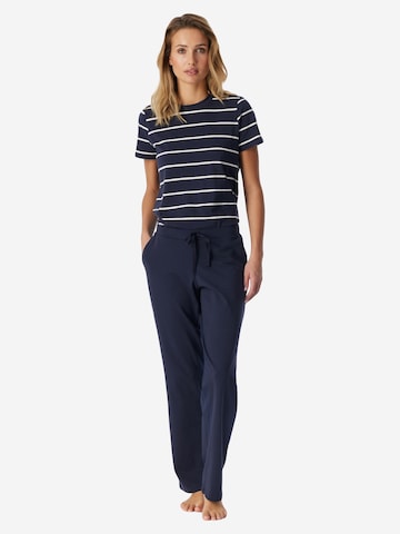 SCHIESSER Pyjamahose 'Mix & Relax'‌‌‌‌‌‌‌‌‌ in Blau