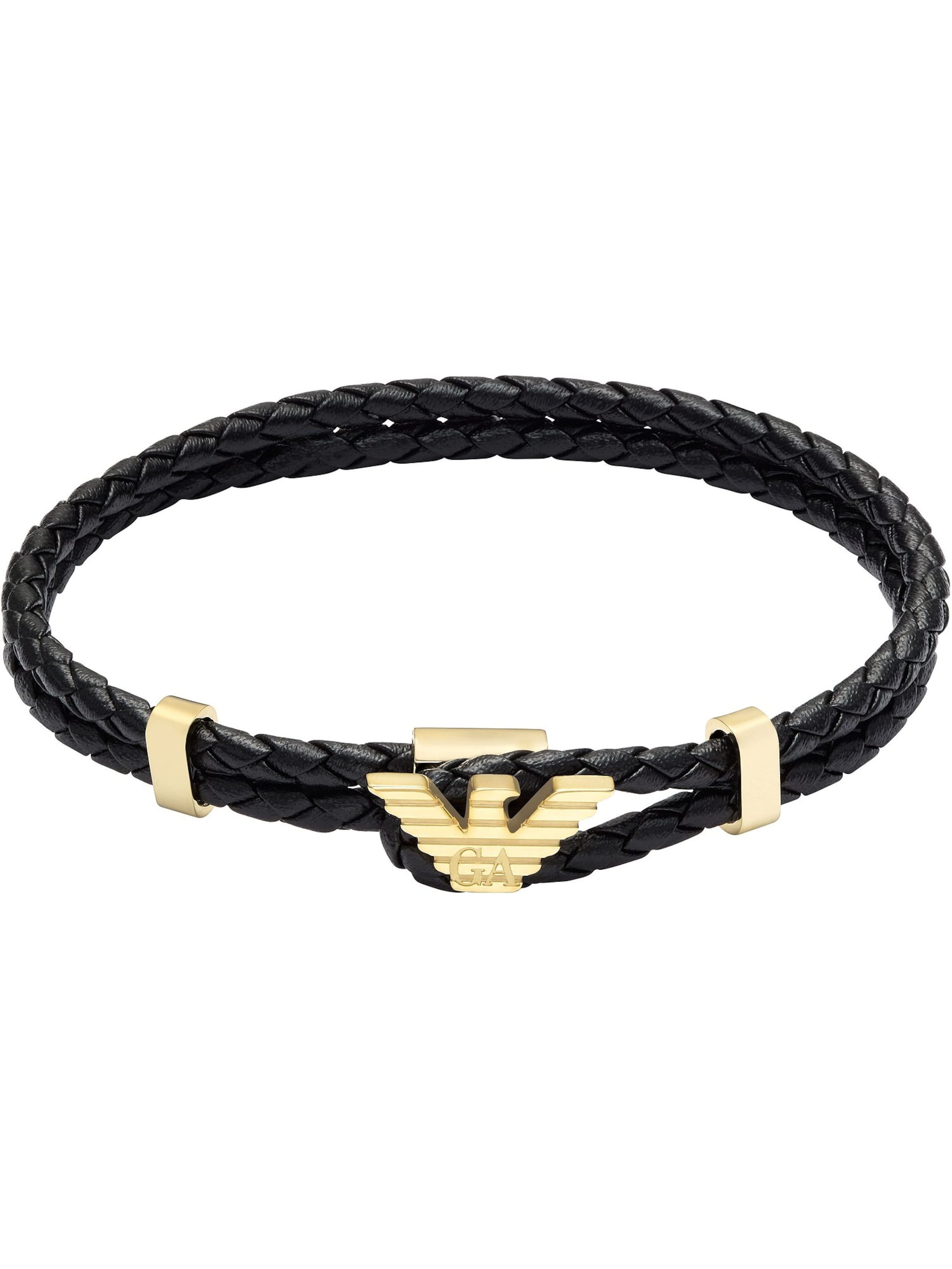 Emporio Armani Bracelet in Black: front
