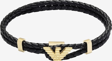 Emporio Armani Bracelet in Black: front