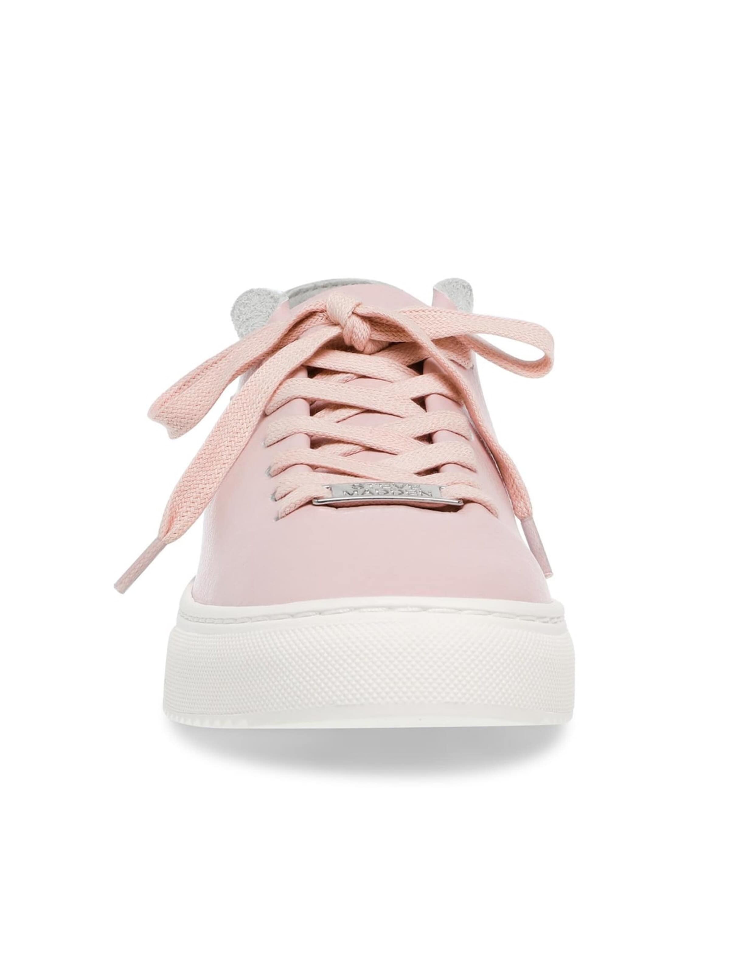 Chaussure de sport à lacets 'Womens Dorey-Sm Pink Lace-Up Low-Profile Shoes' STEVE MADDEN en rose