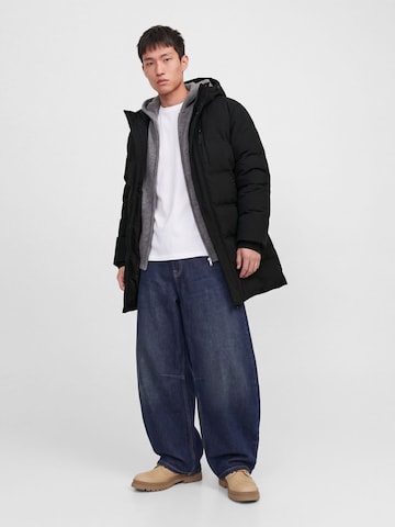 JACK & JONES Winter Coat 'JCOTrace Alpha' in Black