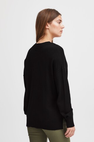 Fransa Sweater 'Blume' in Black