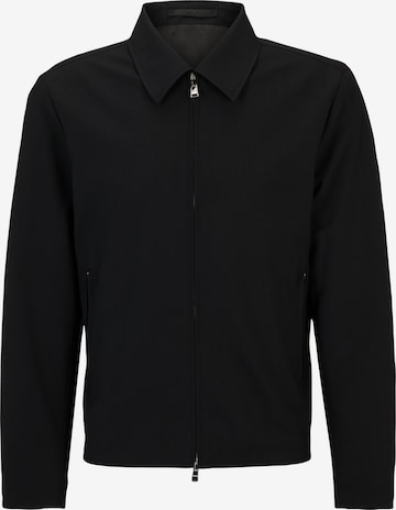 BOSS Between-Season Jacket 'P-Hanry-Wing' in Black: front