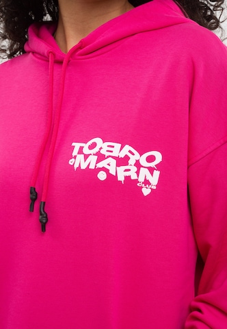 Sweat-shirt Tom Barron en rose