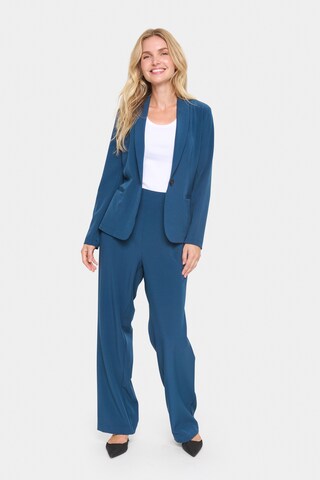 SAINT TROPEZ - Loosefit Pantalón plisado 'CelestSZ' en azul