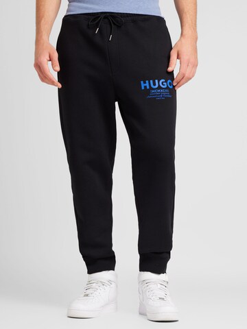 HUGO Tapered Broek 'Nevez' in Zwart: voorkant