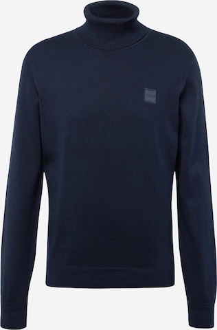 BOSS Orange Sweater 'Akiro' in Blue: front