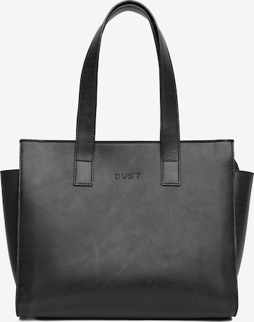 Cabas 'Leather Tote Black Aspen Collection' THE DUST COMPANY en noir : devant