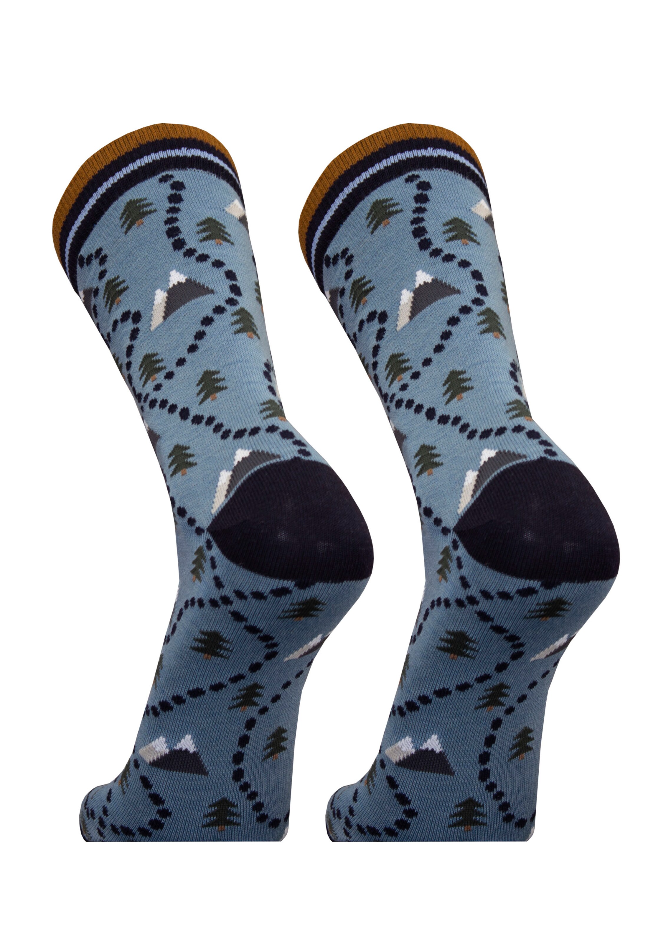 UphillSport Socken 'PATH' in Blau