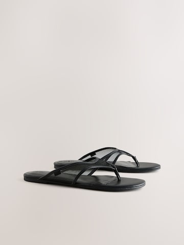 Next Teenslipper 'Forever Comfort' in Zwart