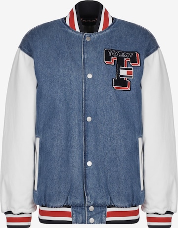 Tommy Jeans Jacke 'Letterman' in Blau: predná strana