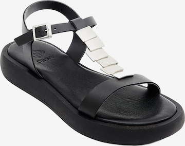 Desa Sandals 'Sandalen' in Black: front