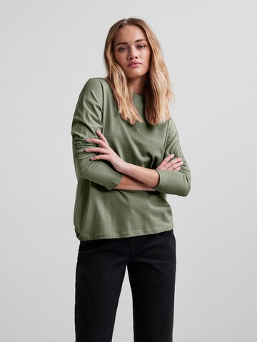 PIECES Shirt 'Ria' in Green: front