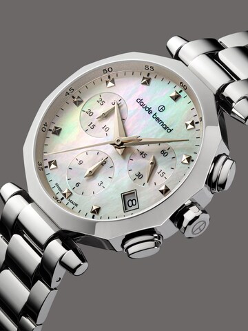 Claude Bernard Analog Watch 'Dress Code Chronograph' in White