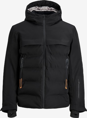 JACK & JONES Winter Jacket 'Darwin' in Black: front