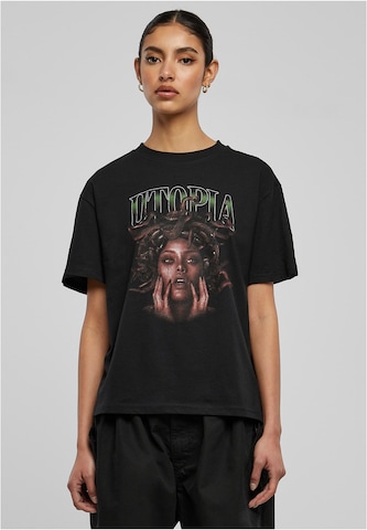 Mister Tee Shirt 'Utopia' in Black: front