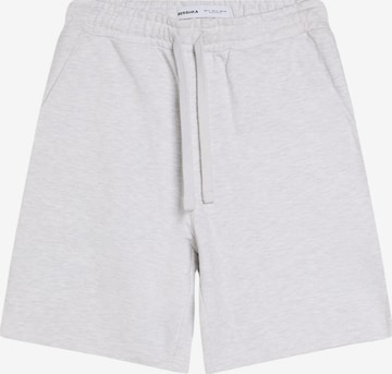 Bershka Trousers in Grey: front