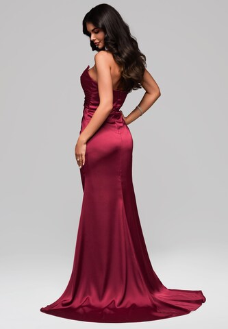 Ombre Avondjurk in Rood