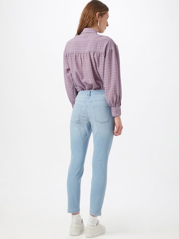 Coupe slim Jean 'Dream Chic' MAC en bleu