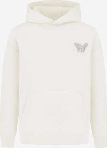 Veste de survêtement 'Nala' Smilodox en beige : devant