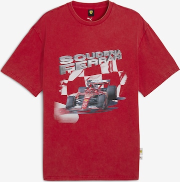 T-Shirt 'Scuderia Ferrari' PUMA en rouge : devant