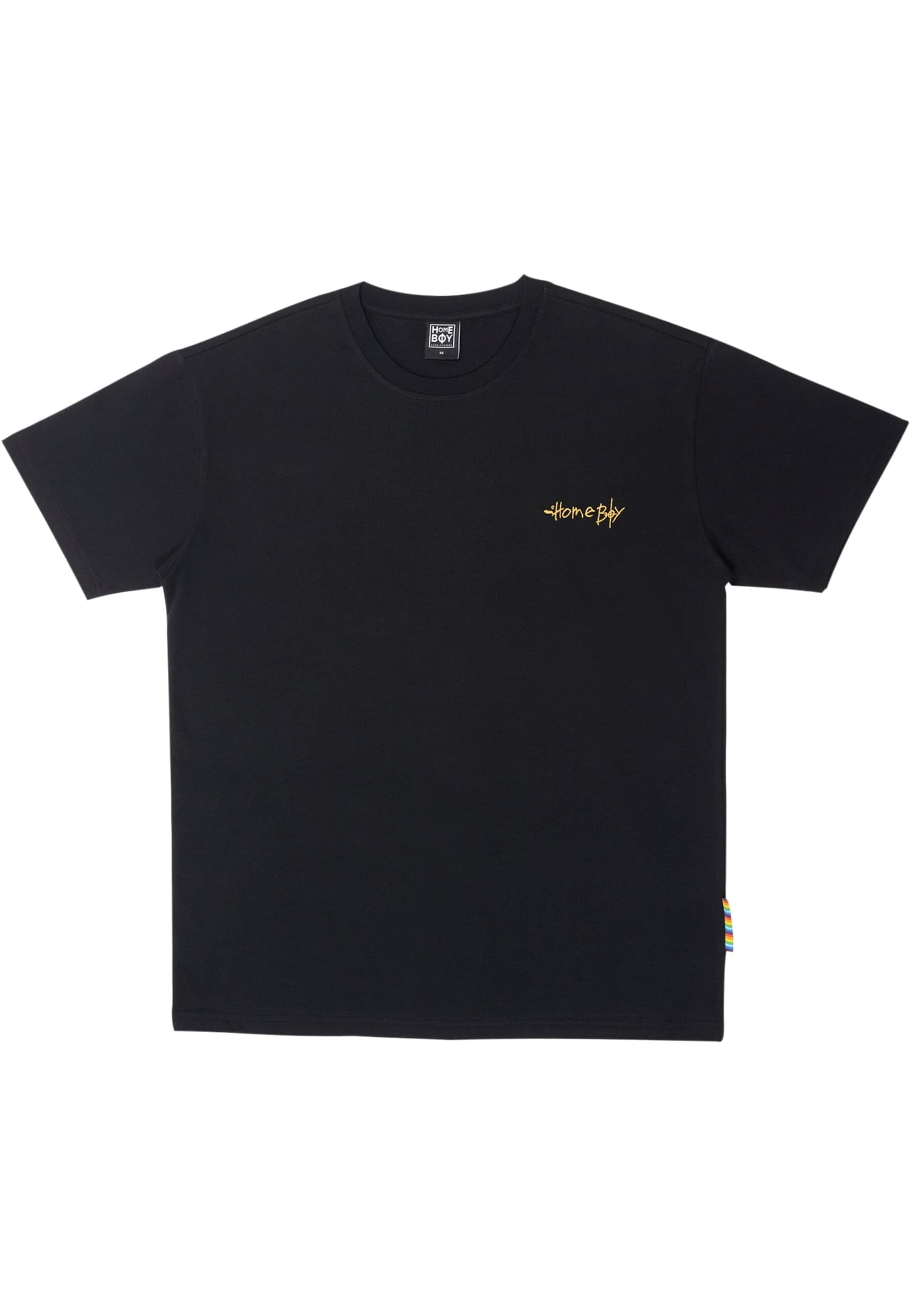 HOMEBOY Shirt 'Pencil' in Black: front