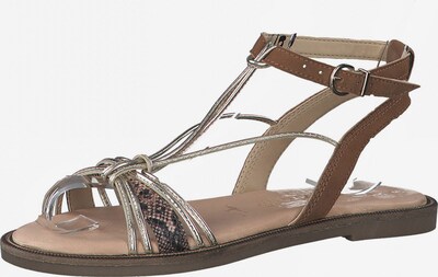 Sandale cu baretă 'Flat' TAMARIS pe maro coniac, Vizualizare produs