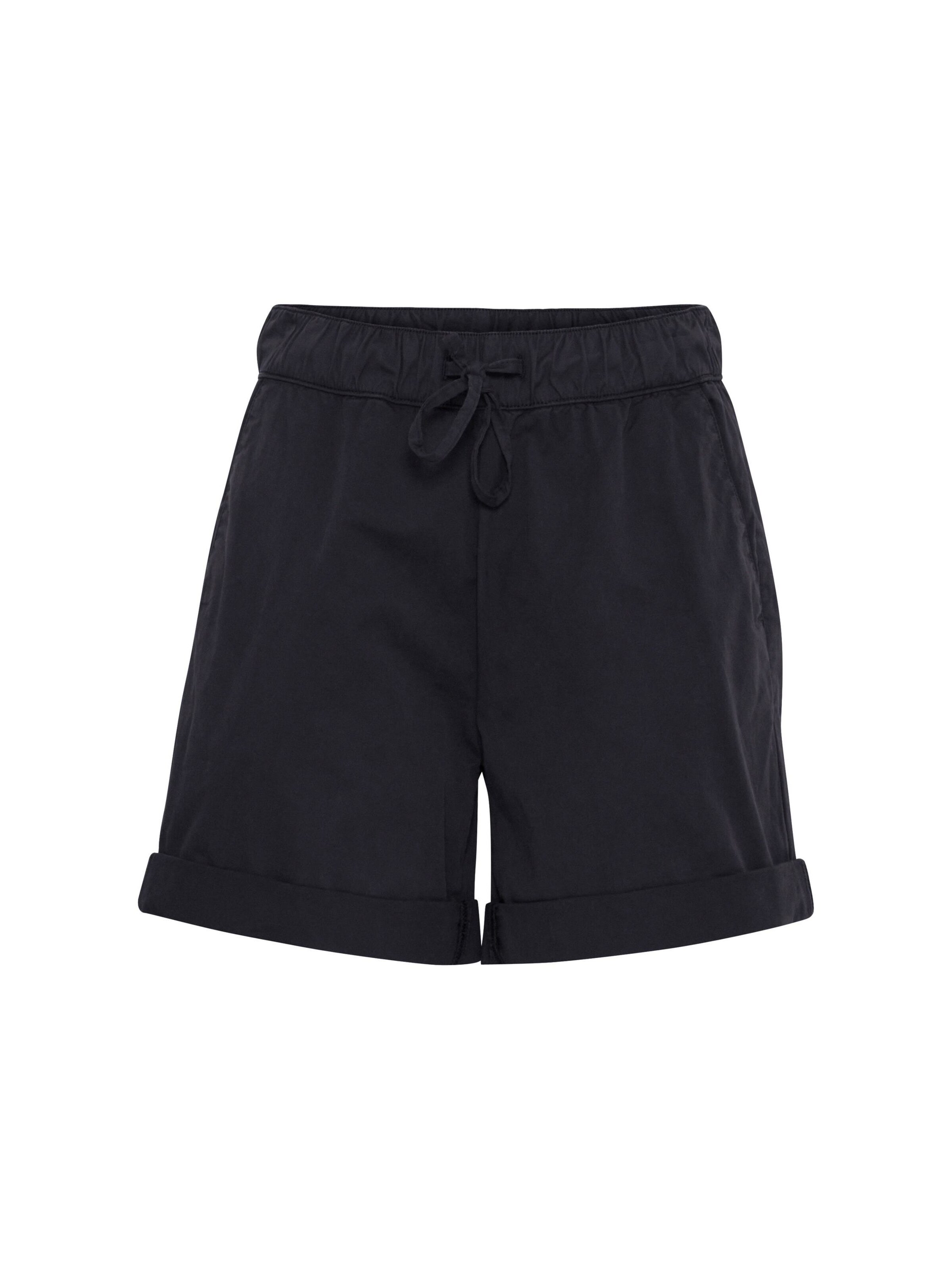 Oxmo - Loosefit Calças chino ' Chanel ' em preto: frente
