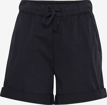 Oxmo - Loosefit Calças chino ' Chanel ' em preto: frente