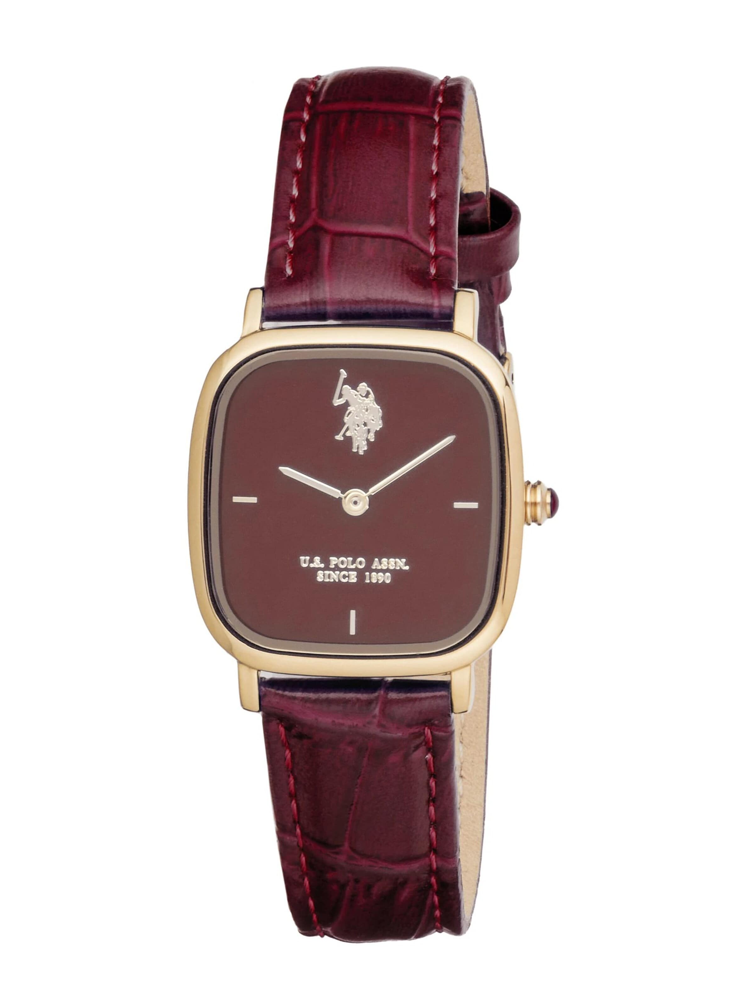 U.S. POLO ASSN. Analog Watch 'Blair' in Red: front